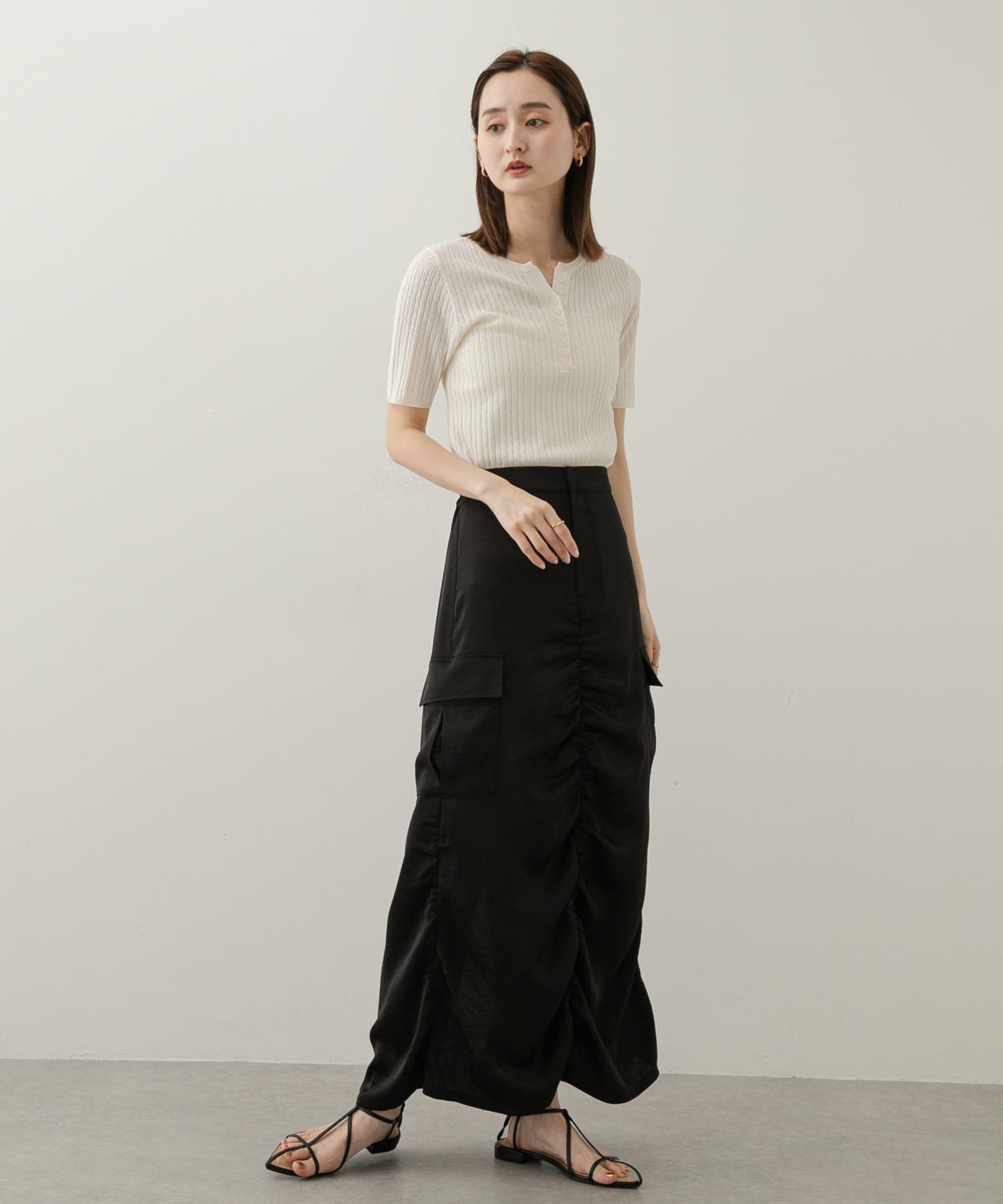 身長：169cm サイズ：one