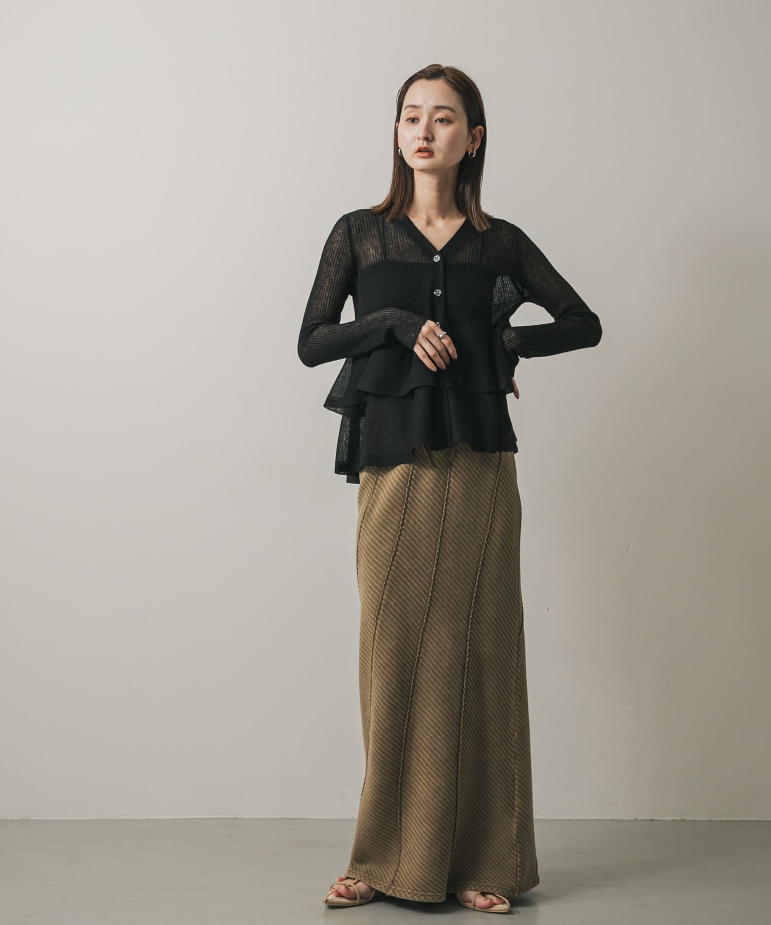 身長：169cm サイズ：one