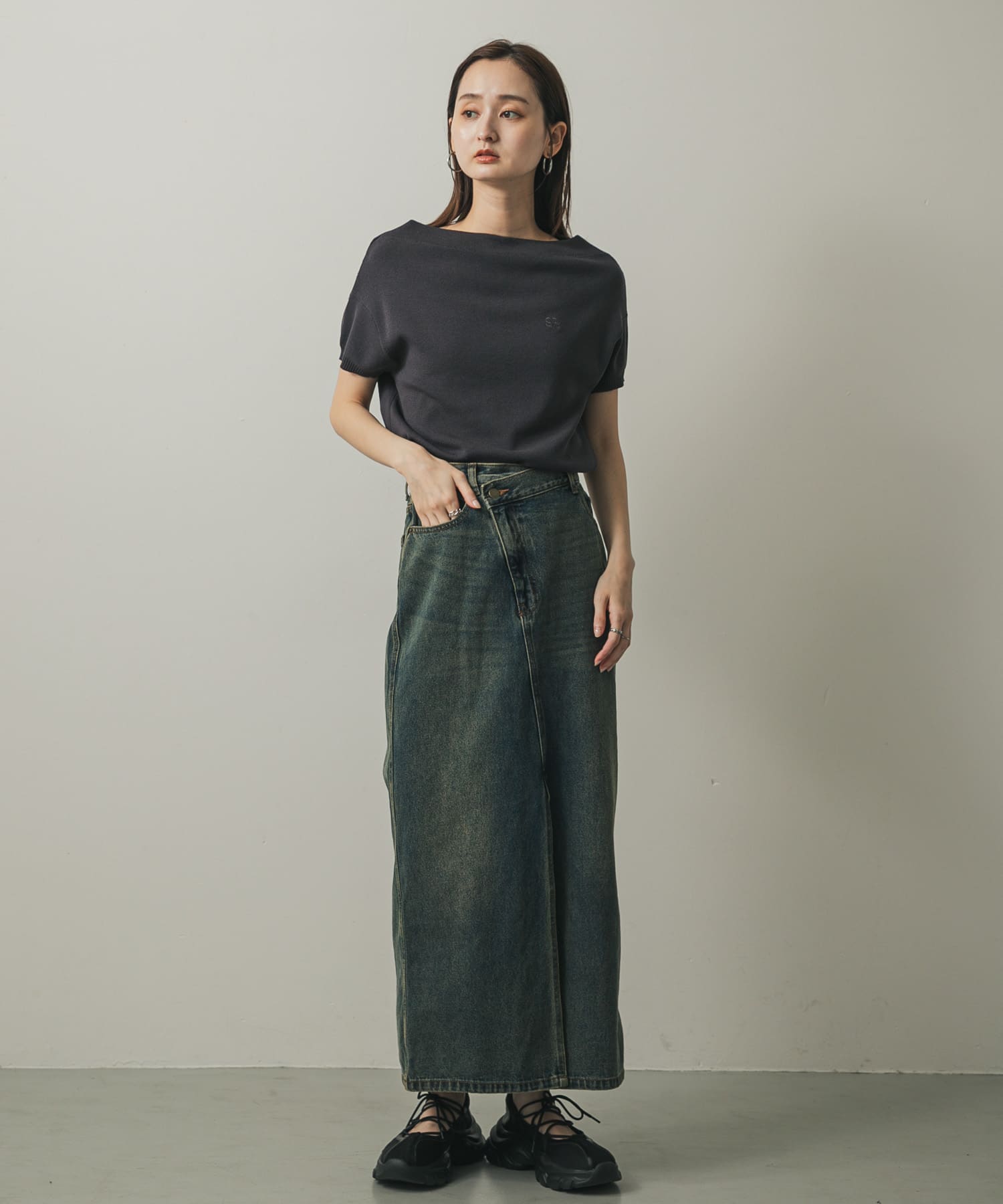 身長：169cm サイズ：one