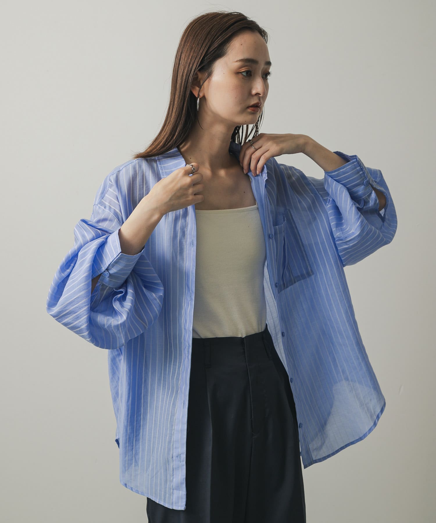 身長：169cm サイズ：one