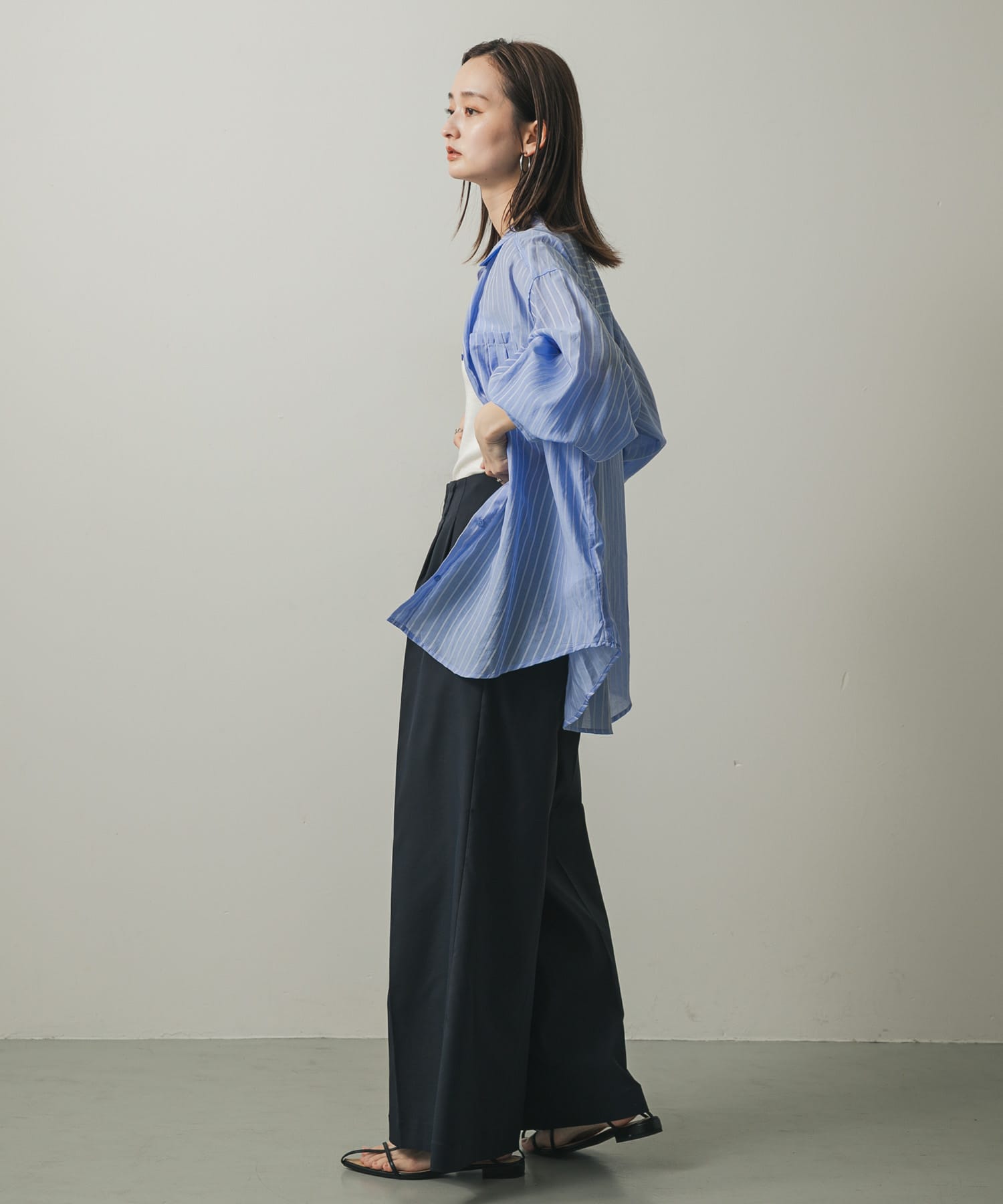 身長：169cm サイズ：one