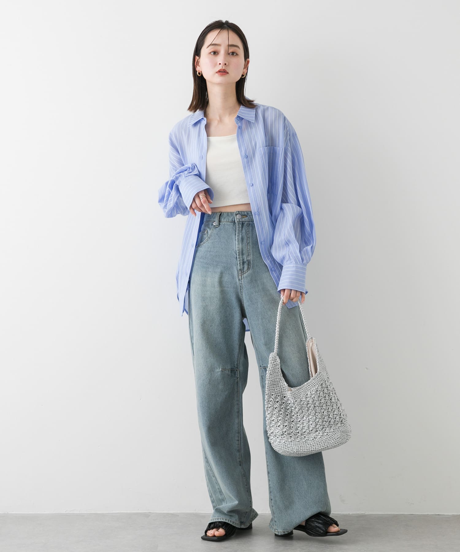 身長：169cm サイズ：one