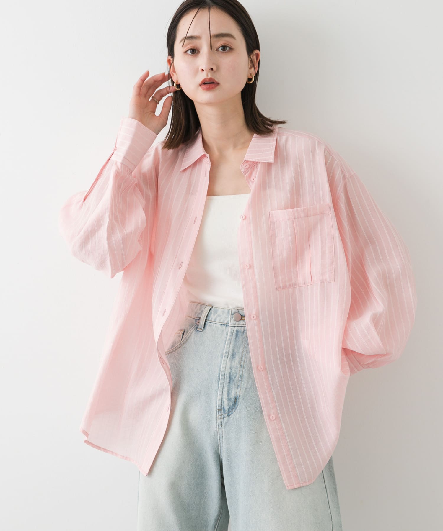 身長：169cm サイズ：one