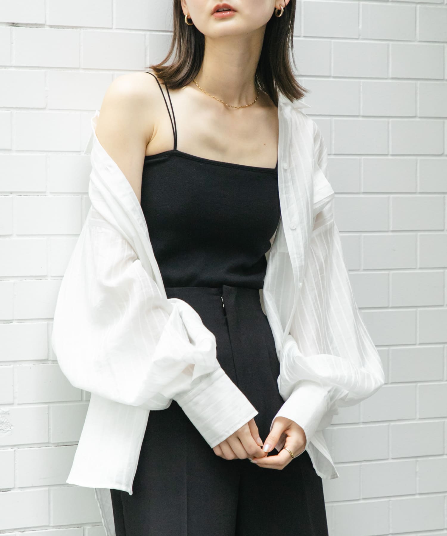 身長：169cm サイズ：one