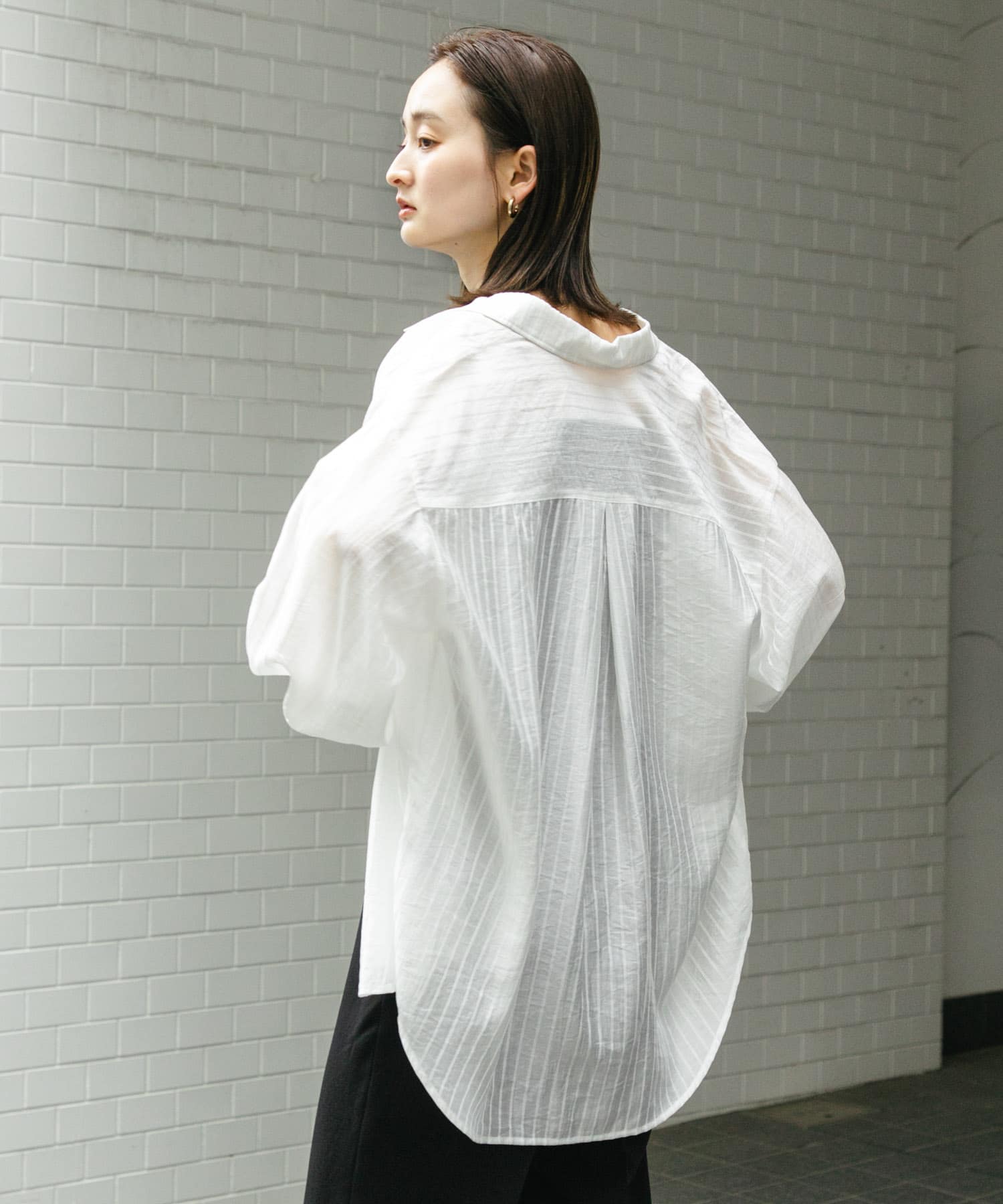 身長：169cm サイズ：one