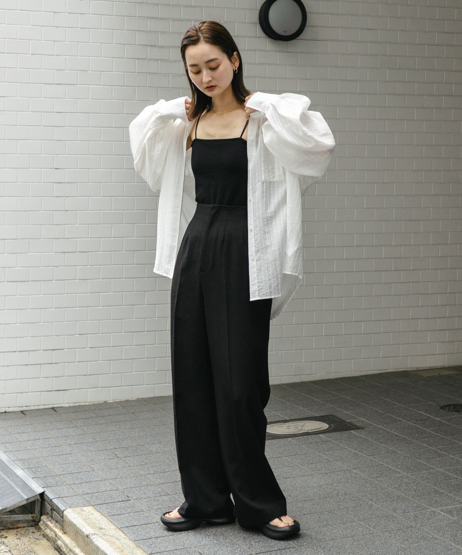 身長：169cm サイズ：one