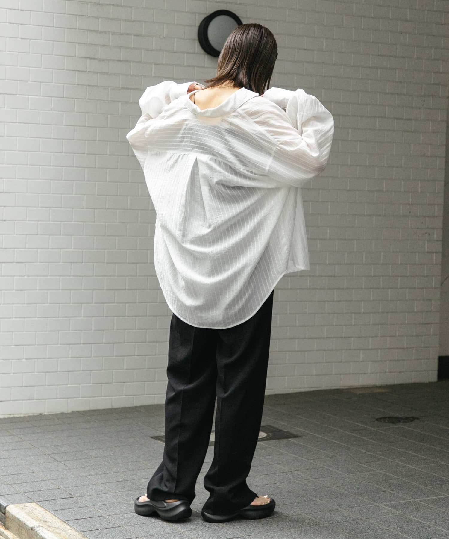 身長：169cm サイズ：one