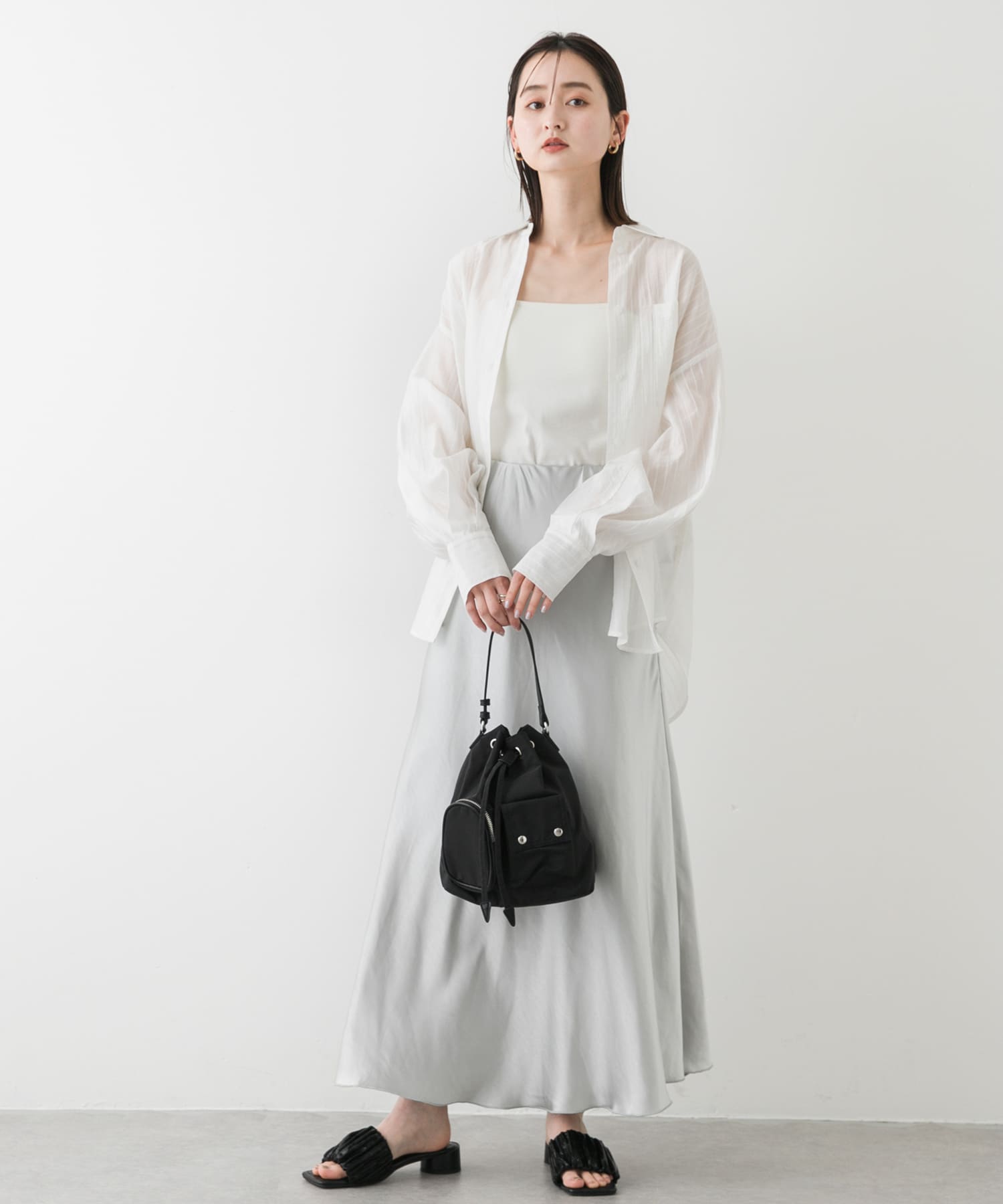 身長：169cm サイズ：one