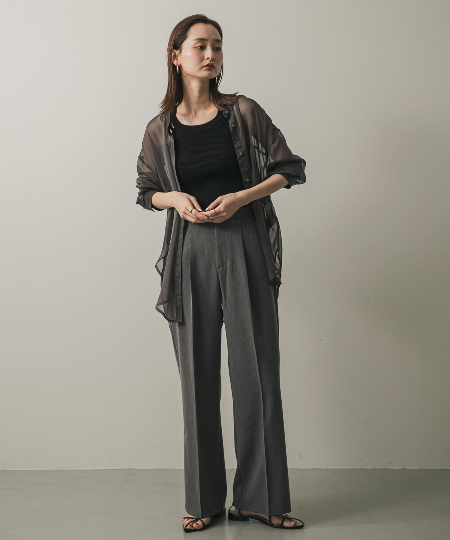 身長：169cm サイズ：one