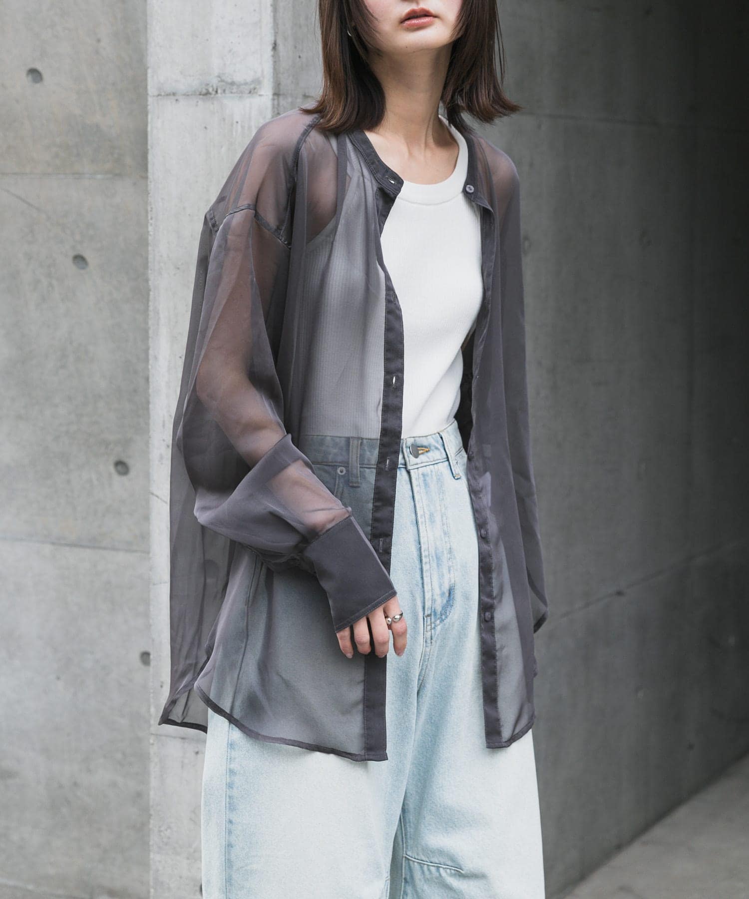 身長：169cm サイズ：one