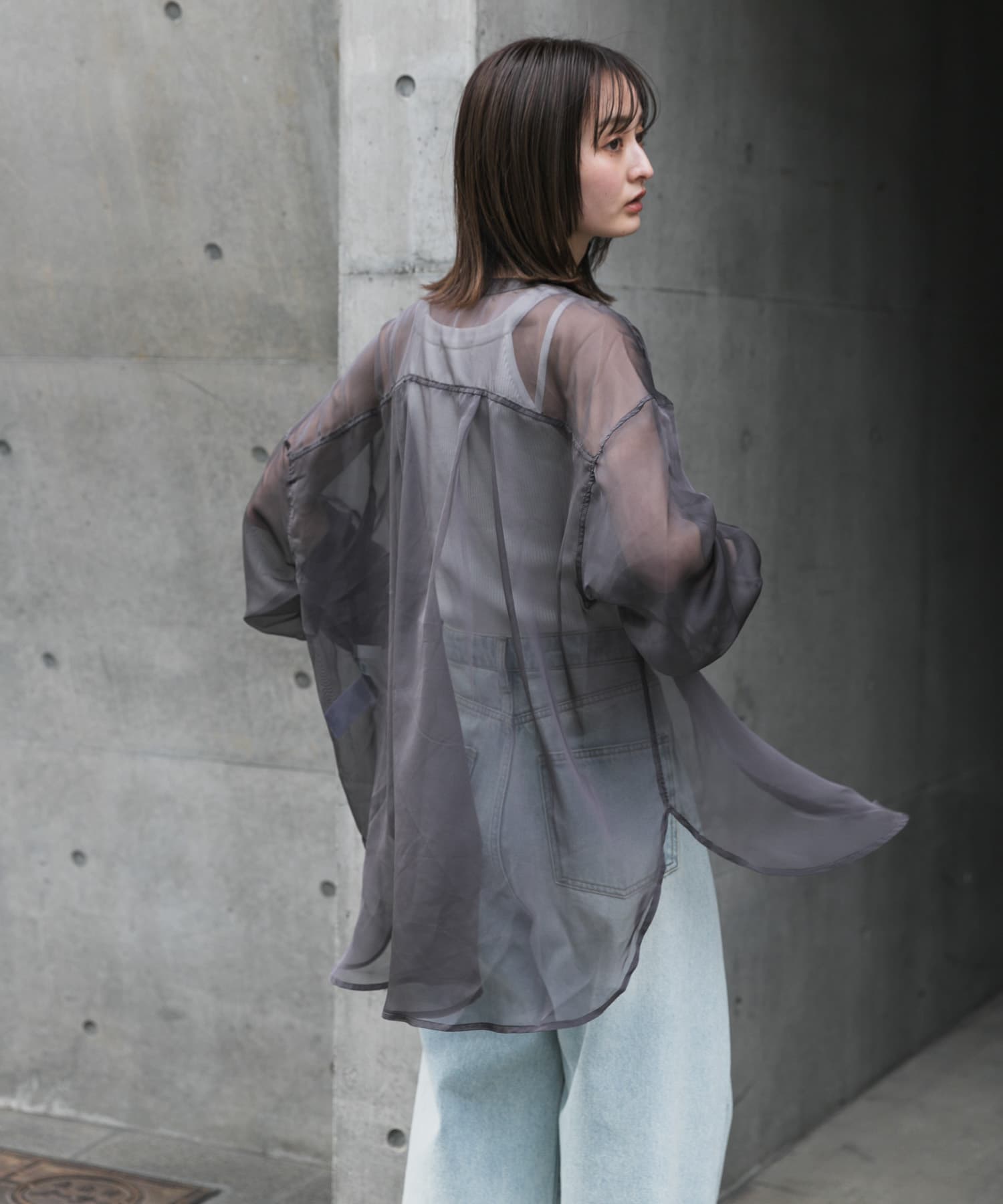 身長：169cm サイズ：one