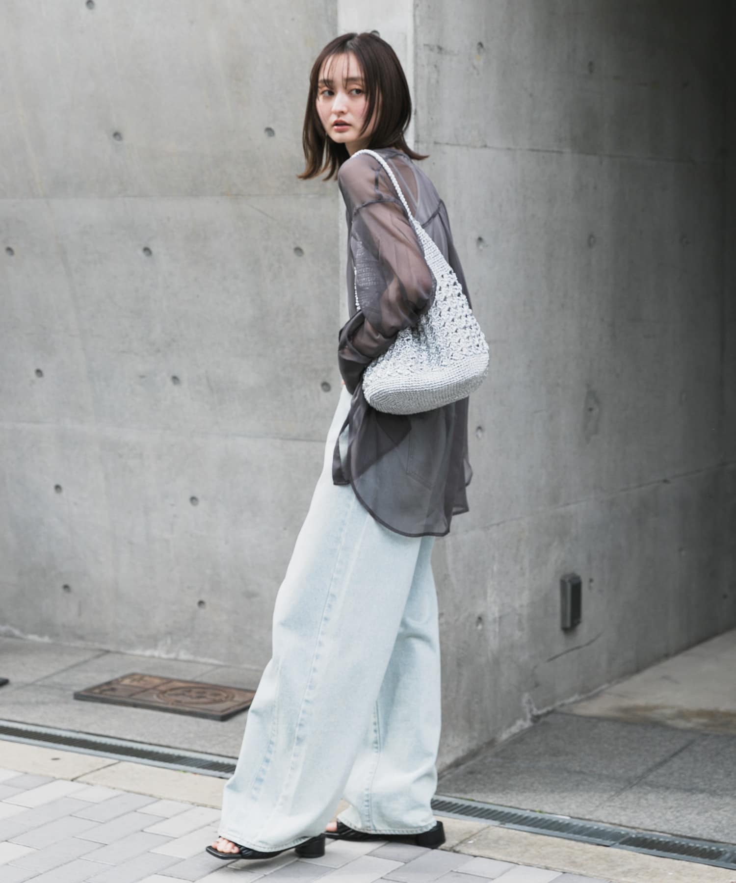 身長：169cm サイズ：one