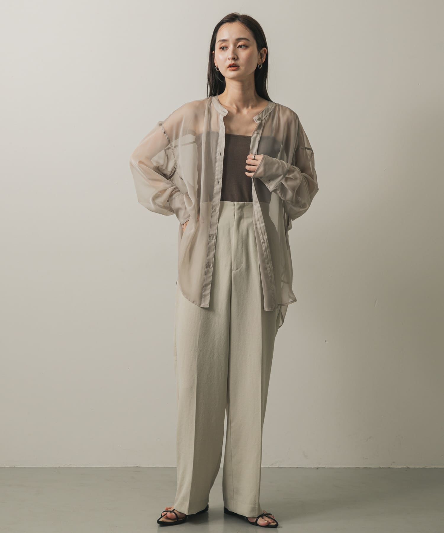 身長：169cm サイズ：one