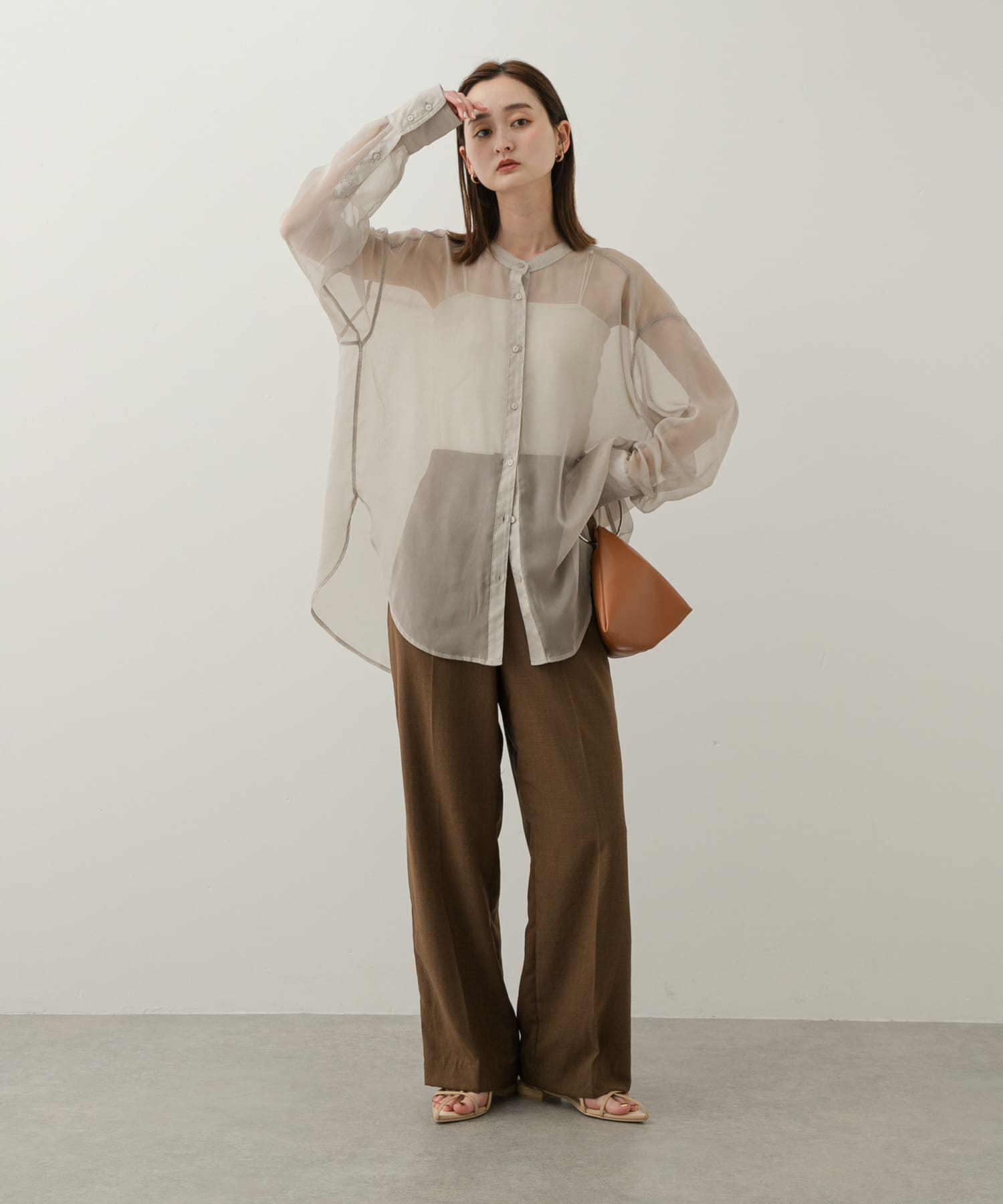 身長：169cm サイズ：one