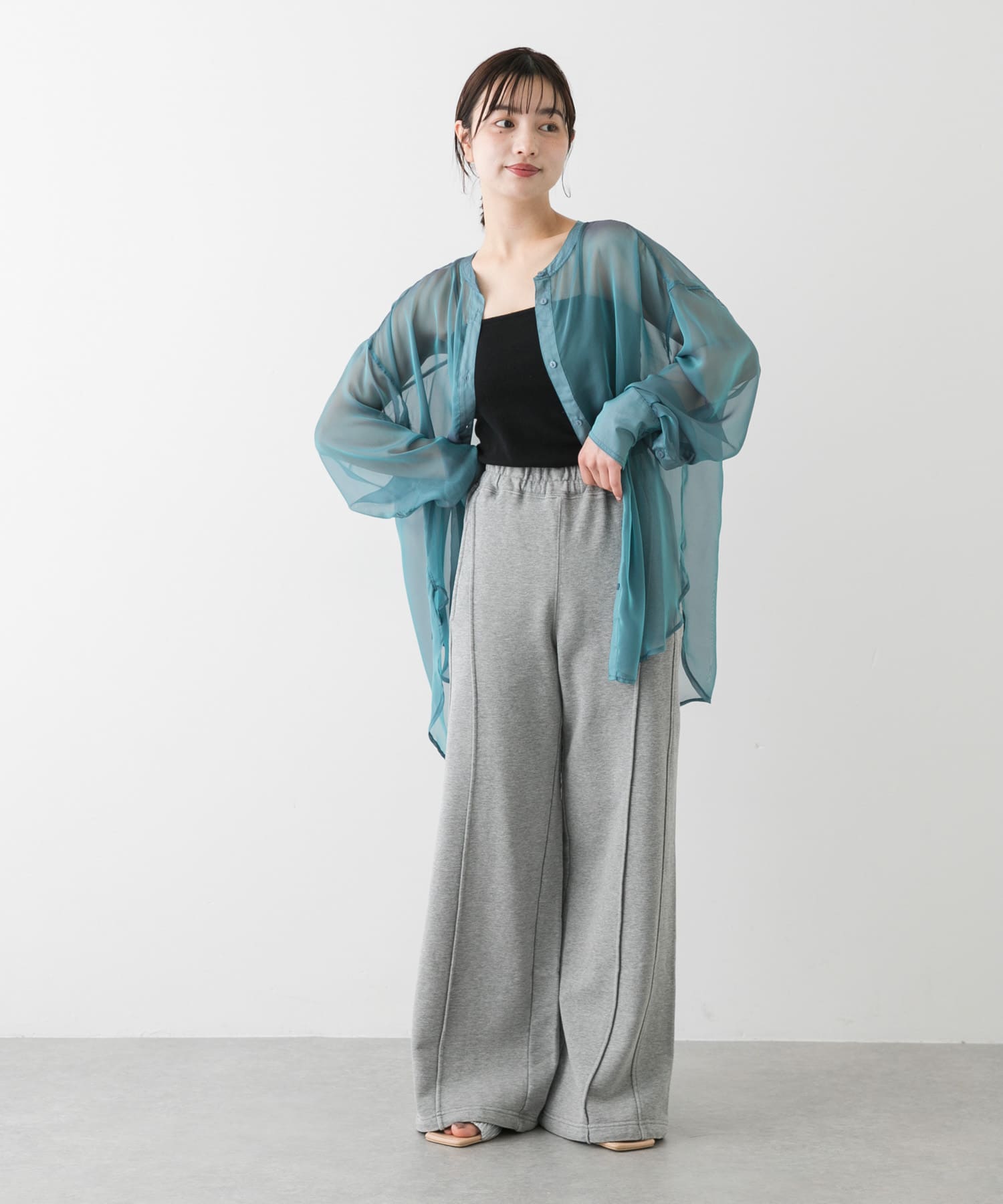 身長：158cm サイズ：one