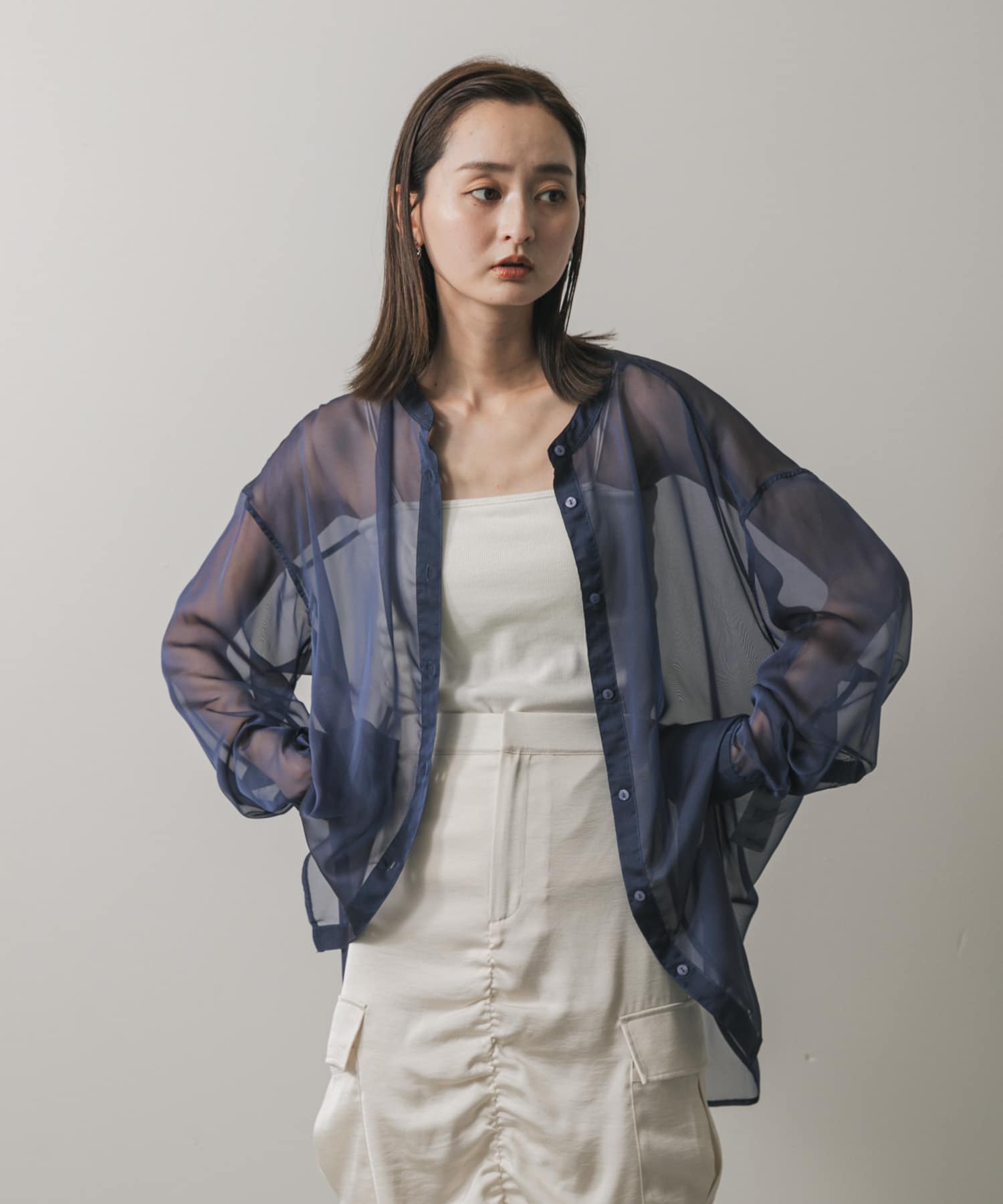 身長：169cm サイズ：one