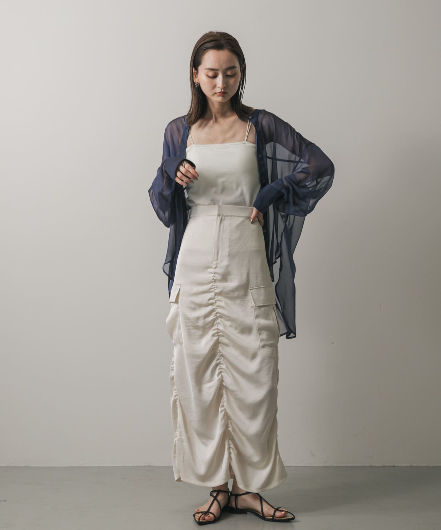 身長：169cm サイズ：one