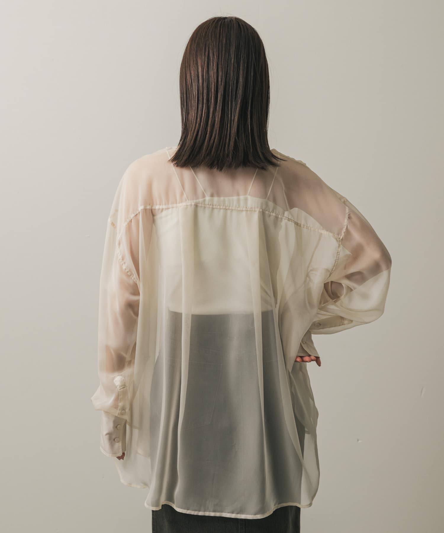 身長：169cm サイズ：one