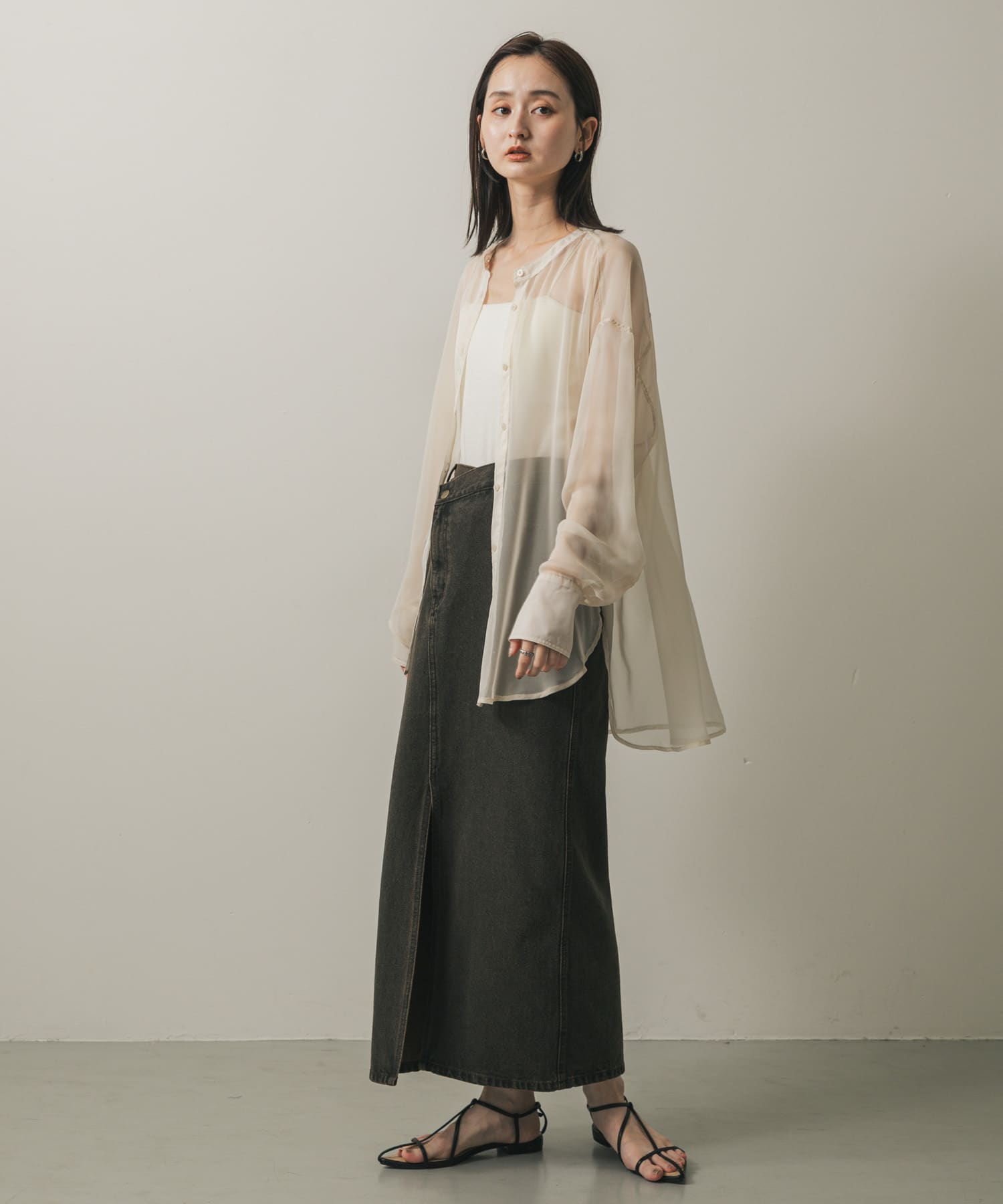 身長：169cm サイズ：one