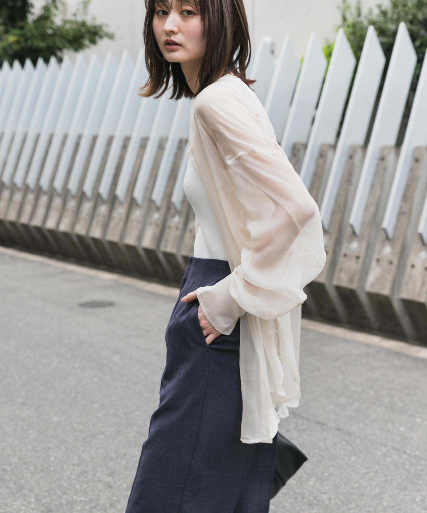 身長：169cm サイズ：one