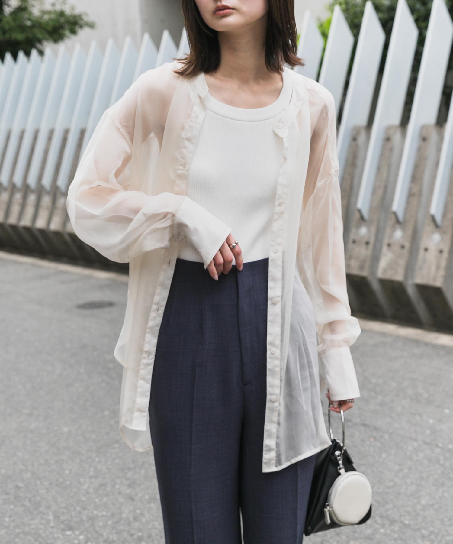 身長：169cm サイズ：one