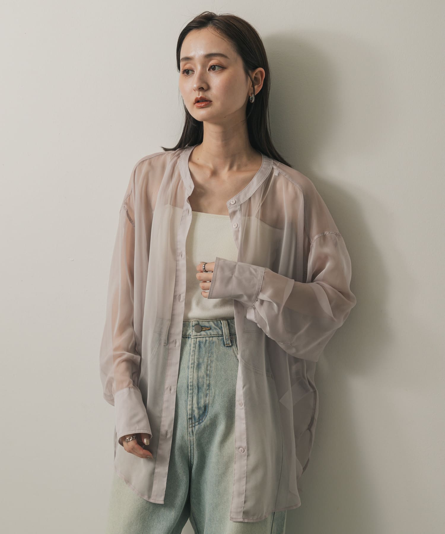 身長：169cm サイズ：one