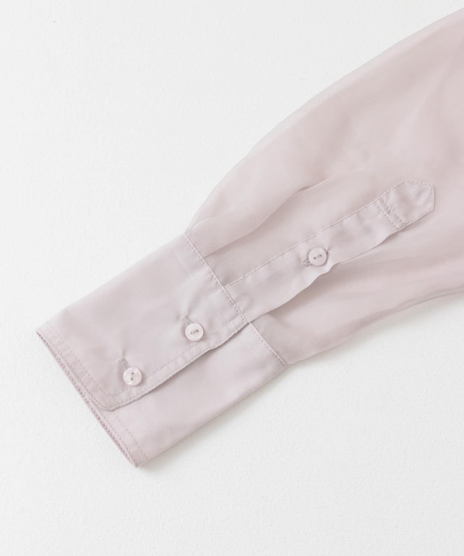 バンドカラーシャンブレーシアーシャツ L.PINK one