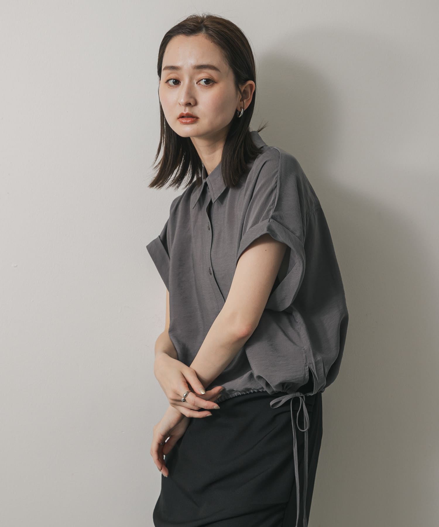 身長：169cm サイズ：one