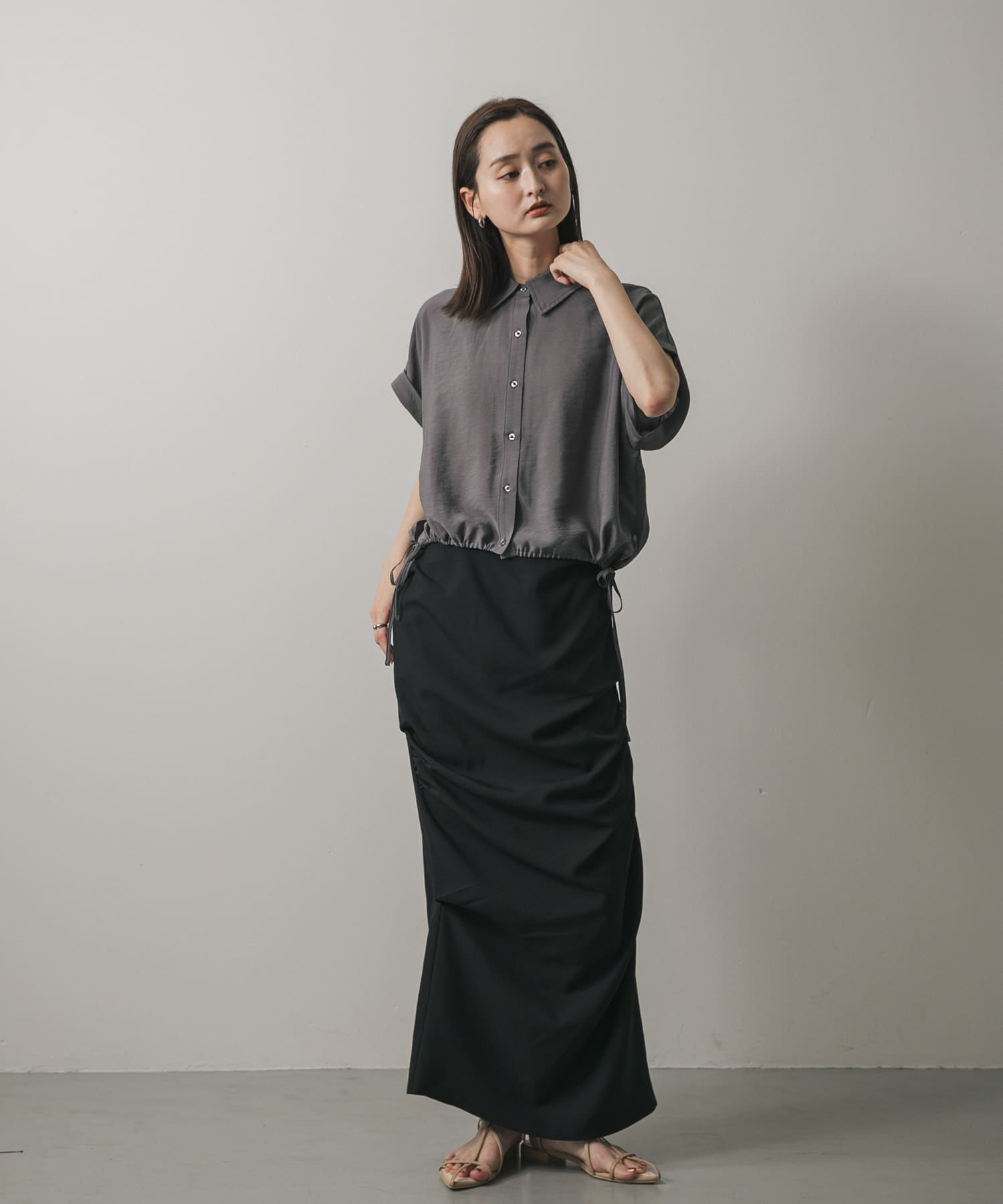 身長：169cm サイズ：one