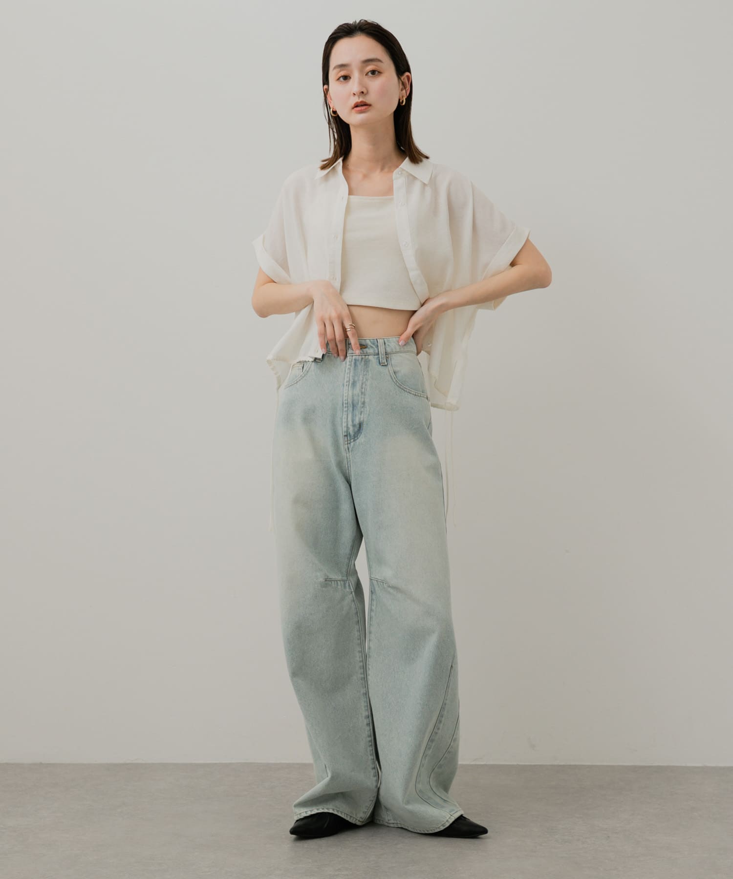 身長：169cm サイズ：one