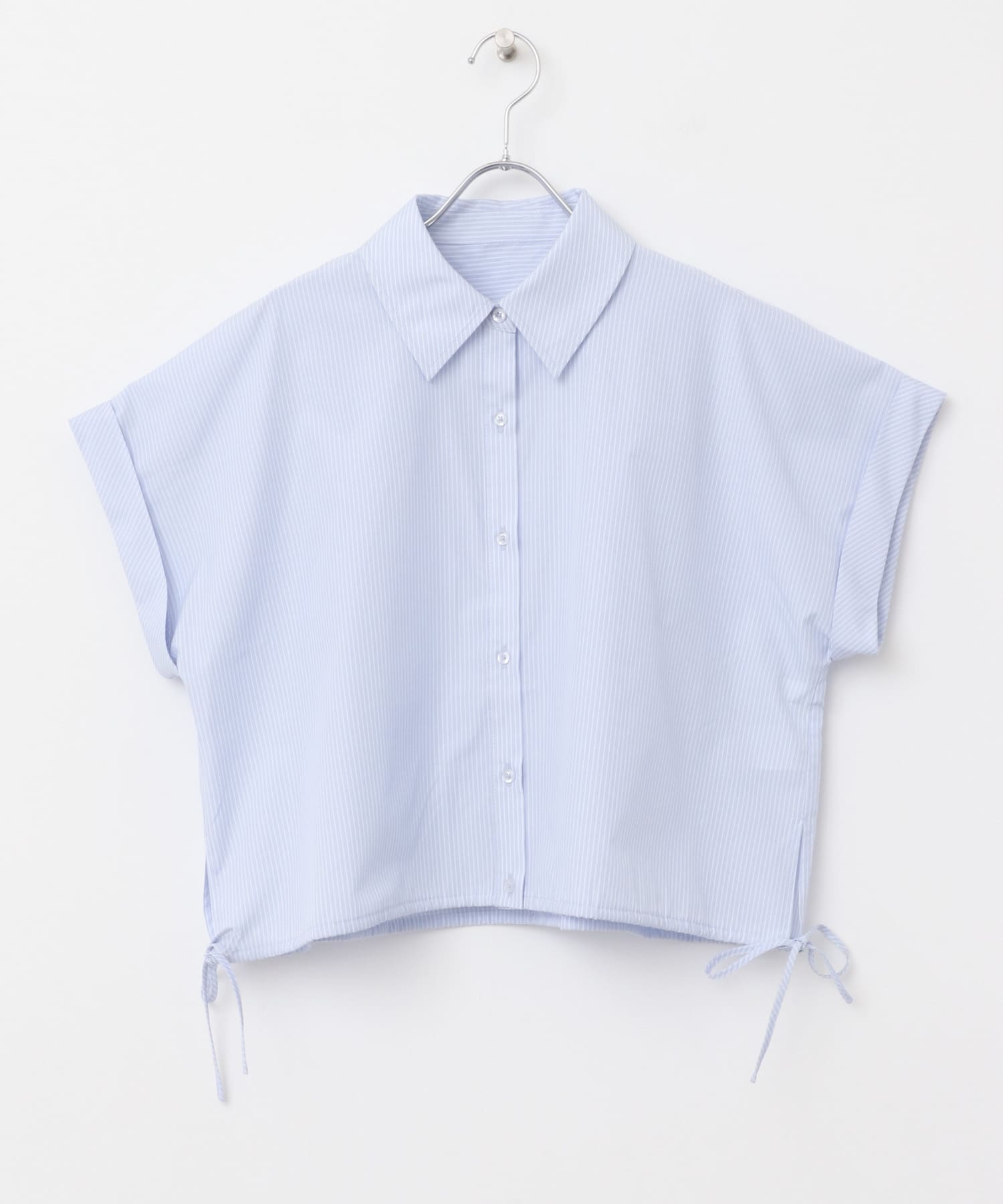 クロップドバルーンブラウス L.BLU×WHT one