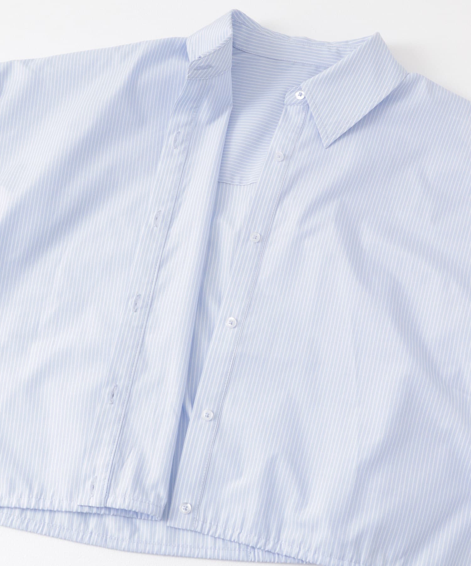 クロップドバルーンブラウス L.BLU×WHT one