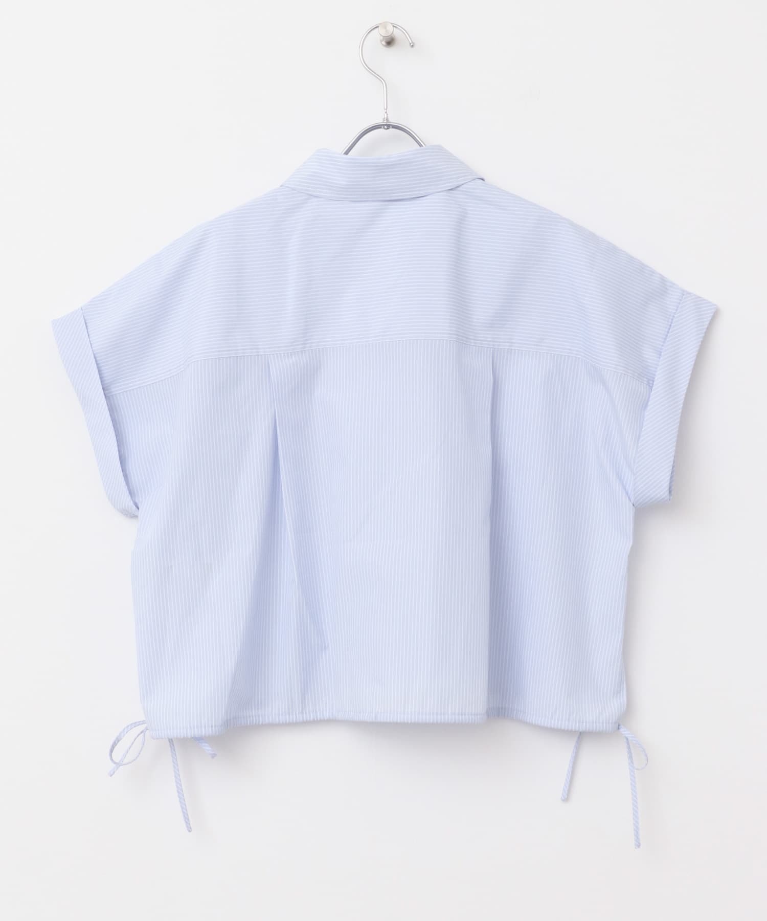 クロップドバルーンブラウス L.BLU×WHT one