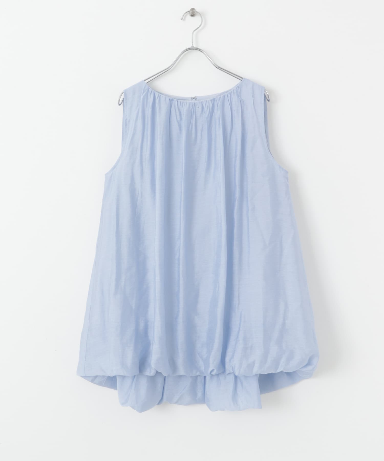 バルーンチュニックブラウス L.BLUE one