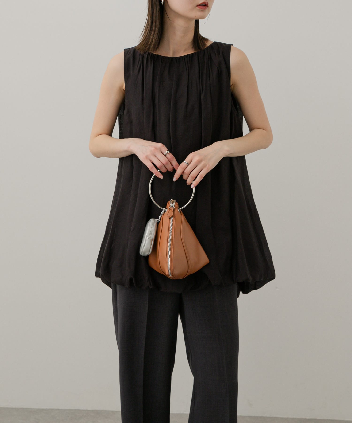 バルーンチュニックブラウス