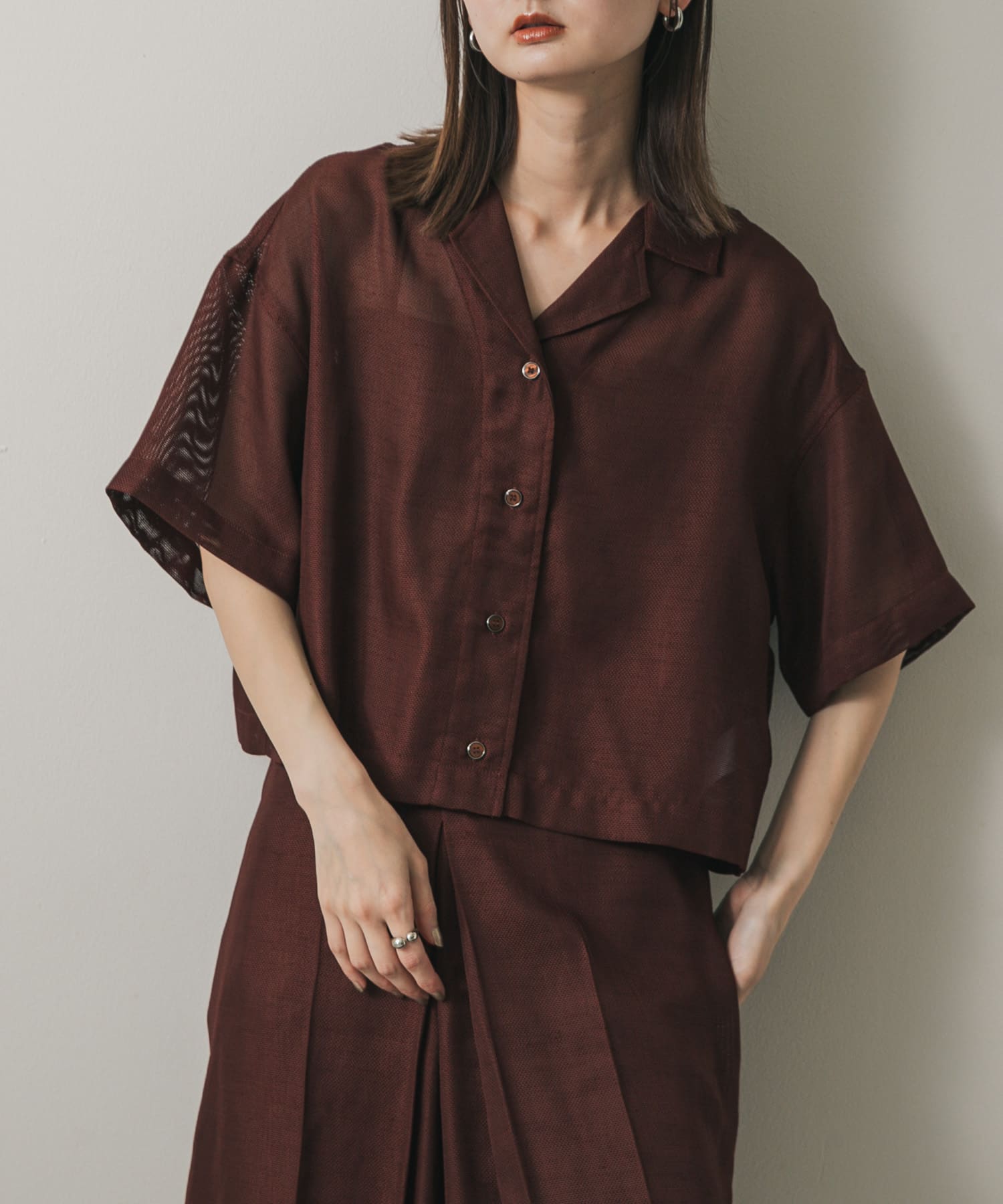 身長：169cm サイズ：one