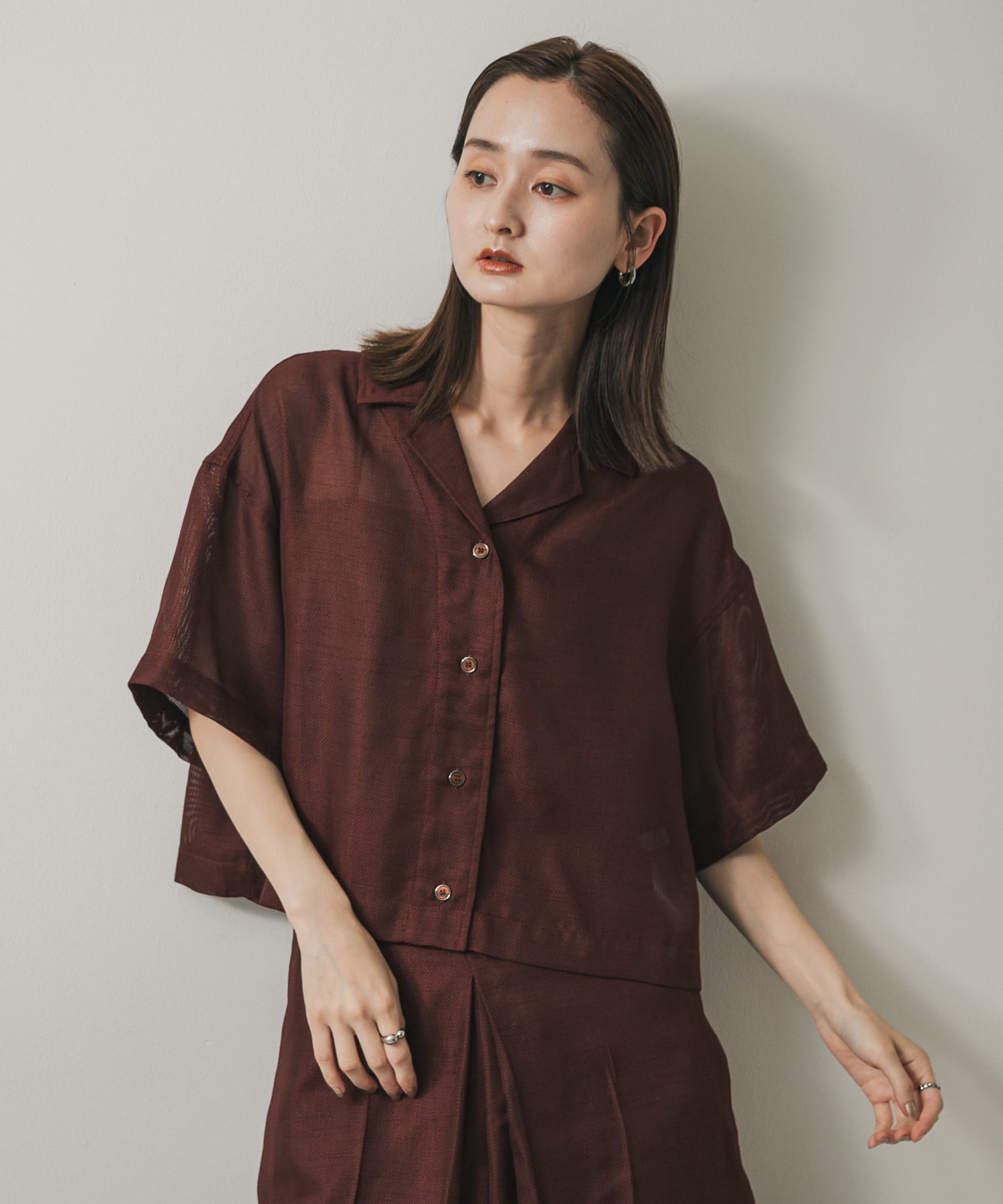 身長：169cm サイズ：one