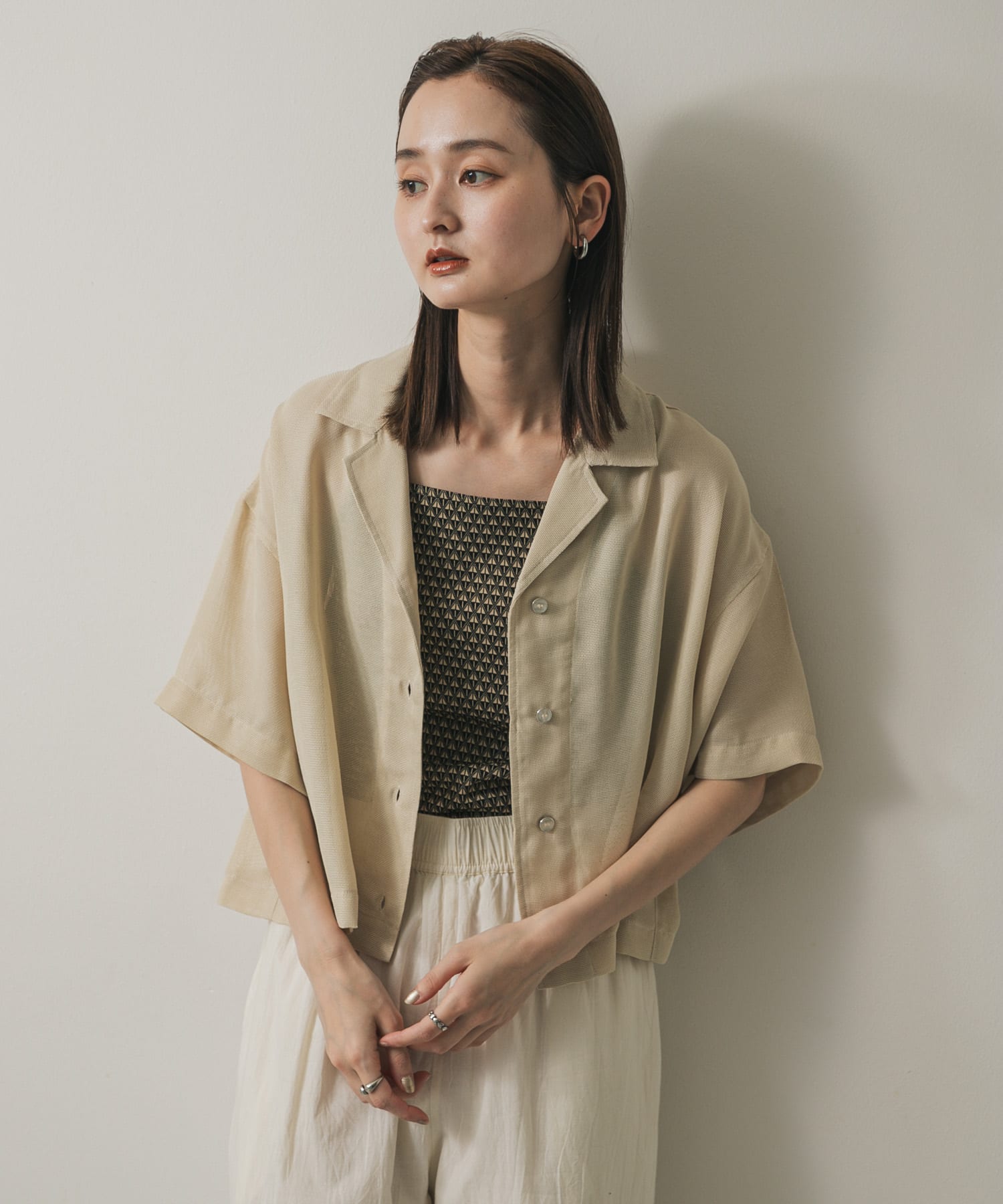 身長：169cm サイズ：one
