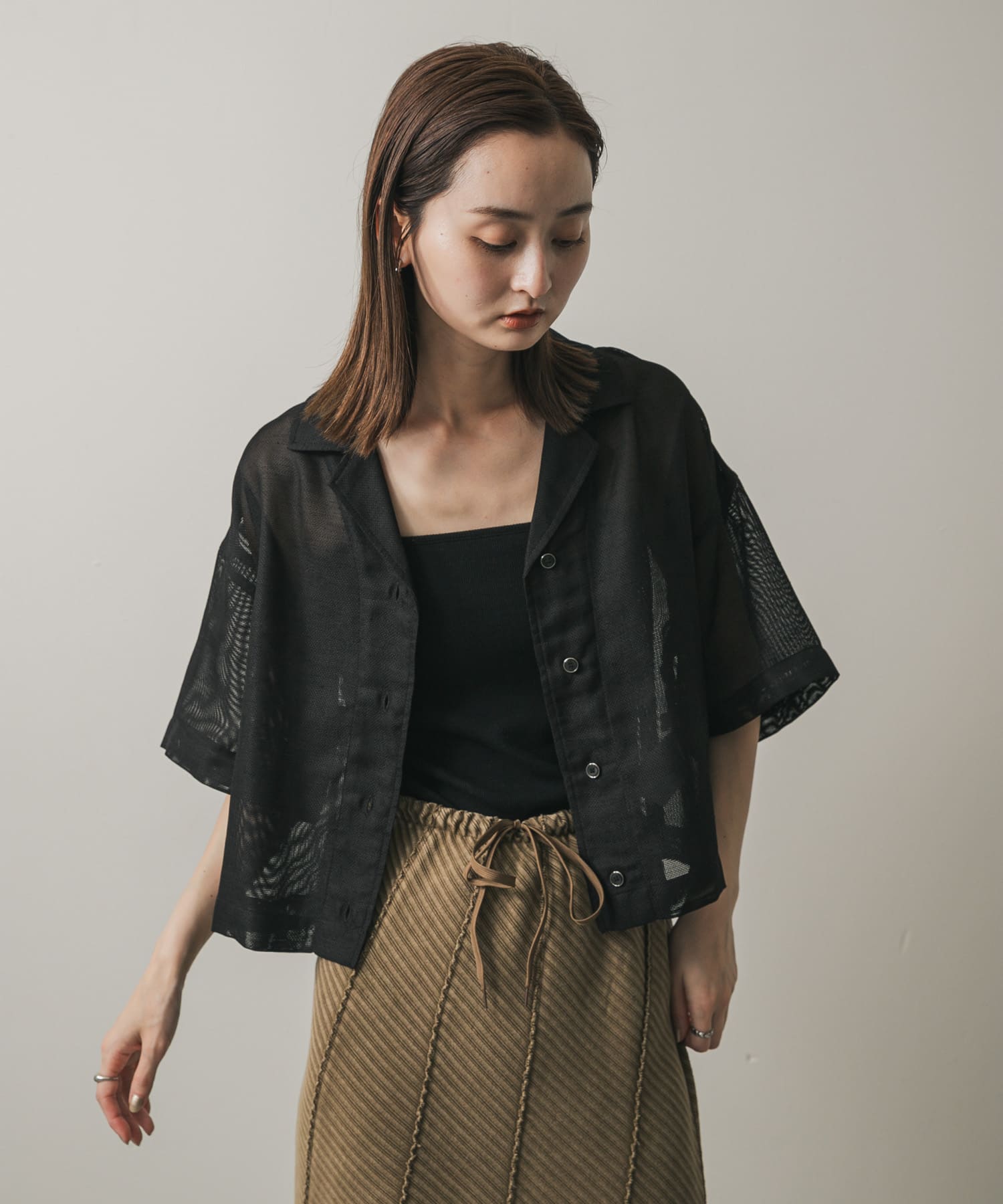 身長：169cm サイズ：one