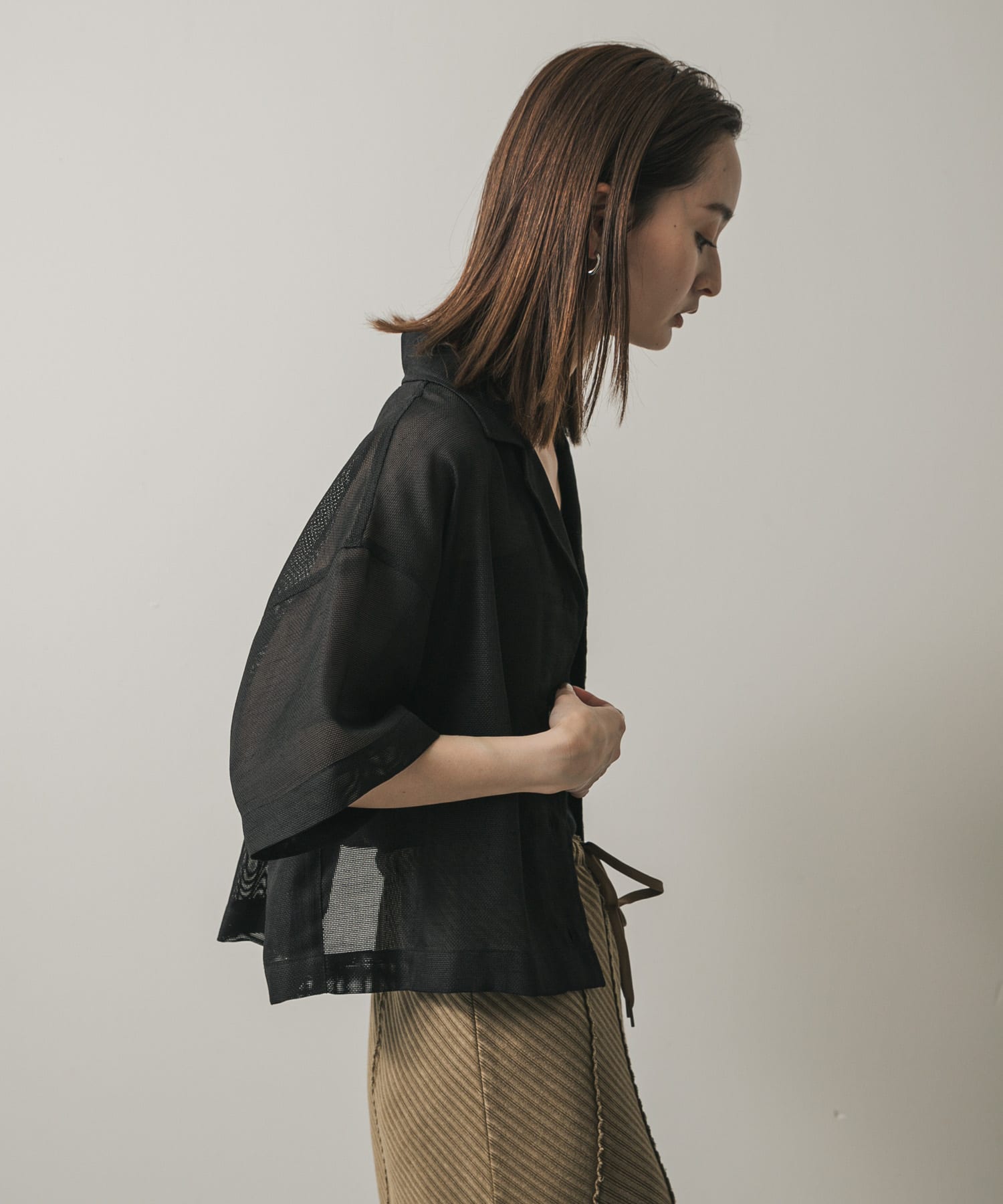 身長：169cm サイズ：one