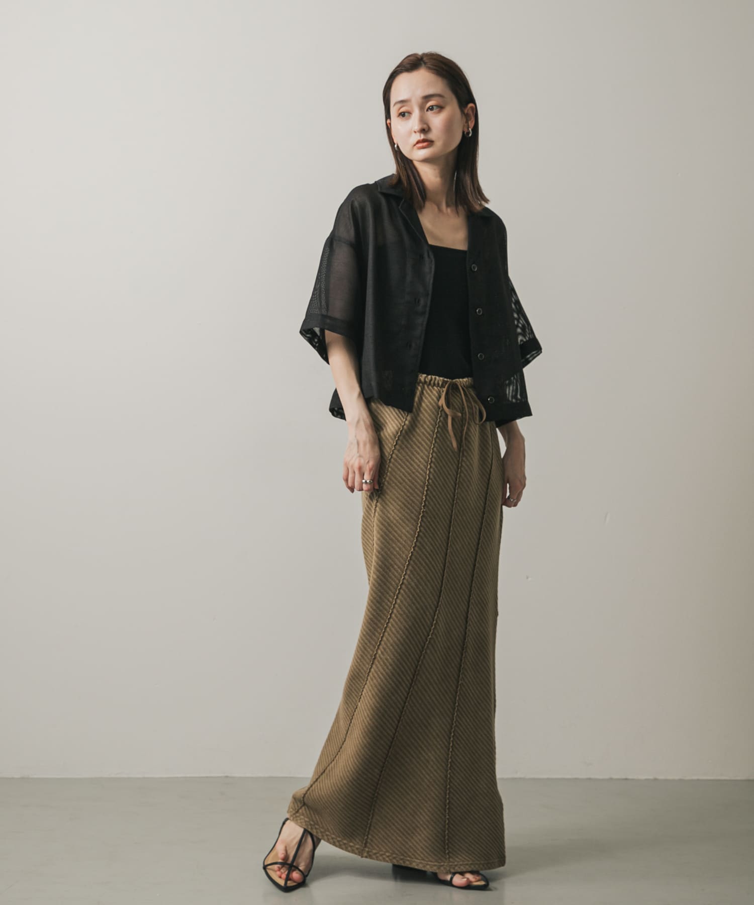 身長：169cm サイズ：one