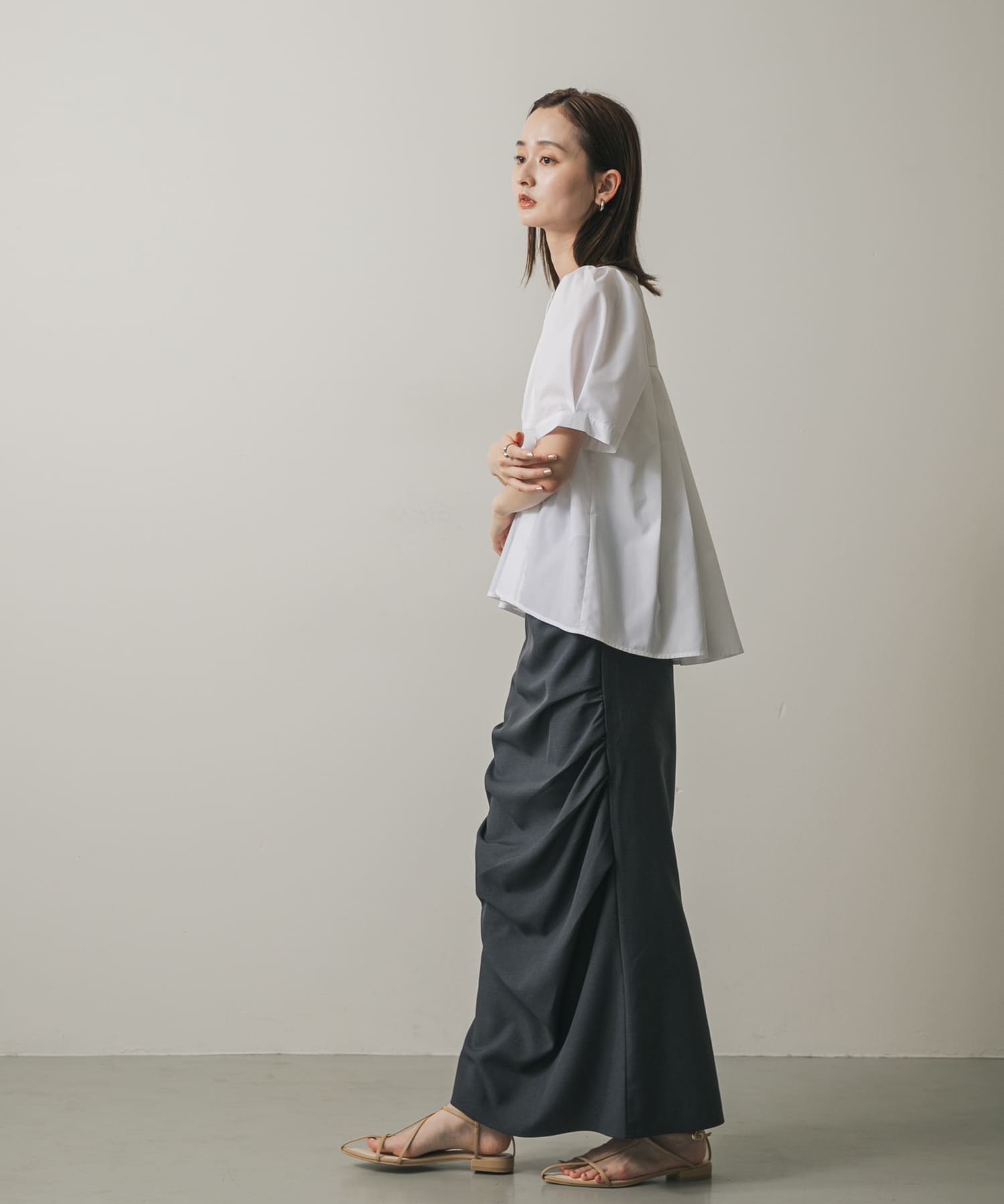 身長：169cm サイズ：one