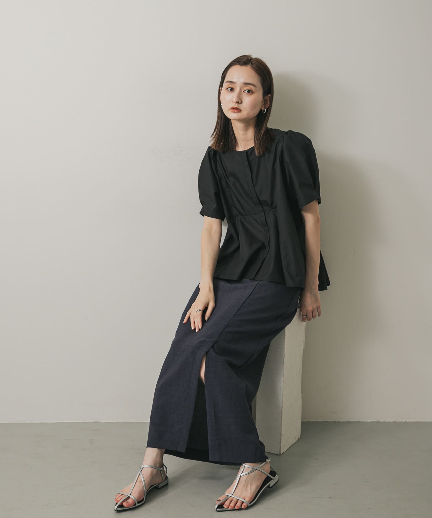 身長：169cm サイズ：one