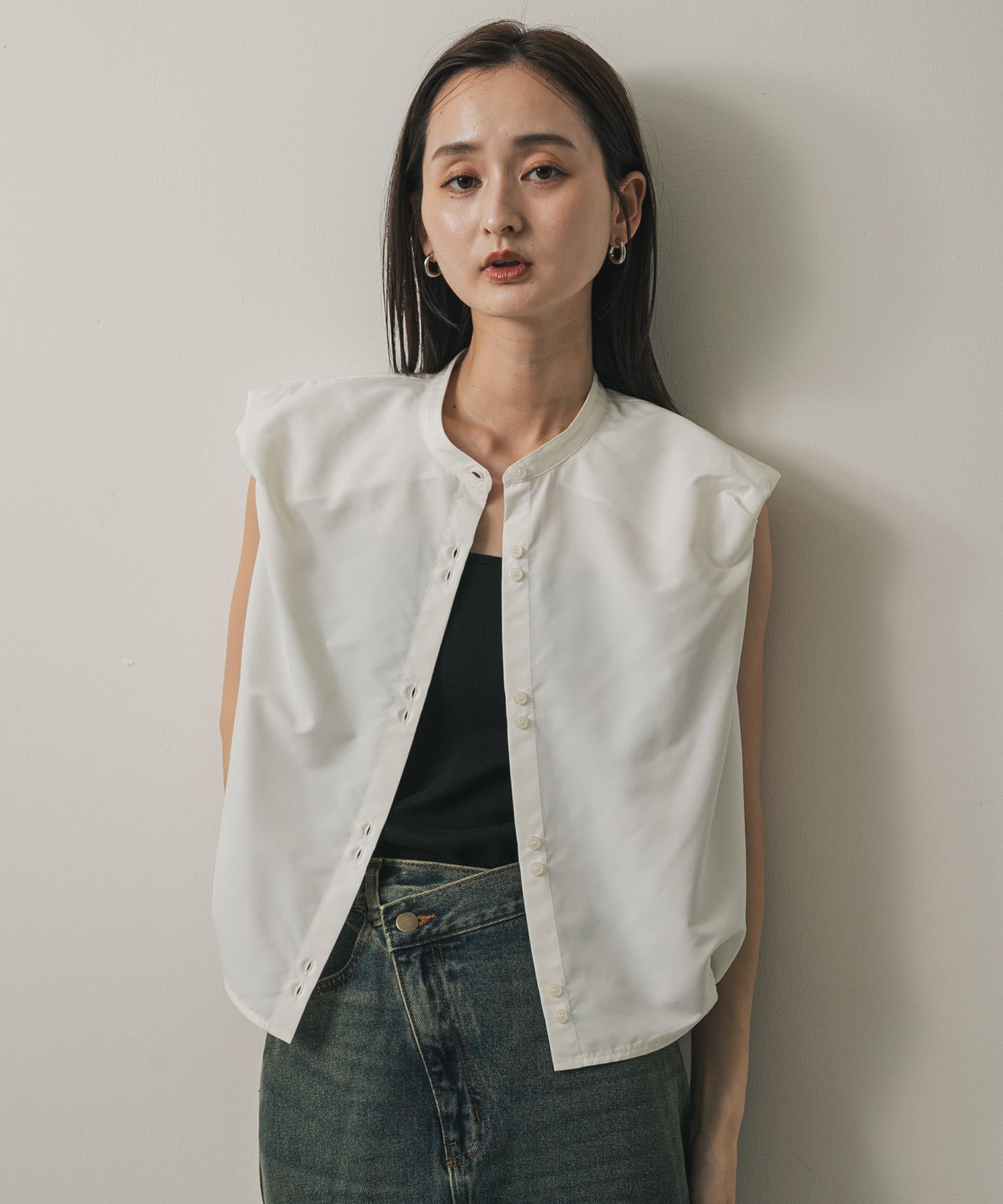 身長：169cm サイズ：one