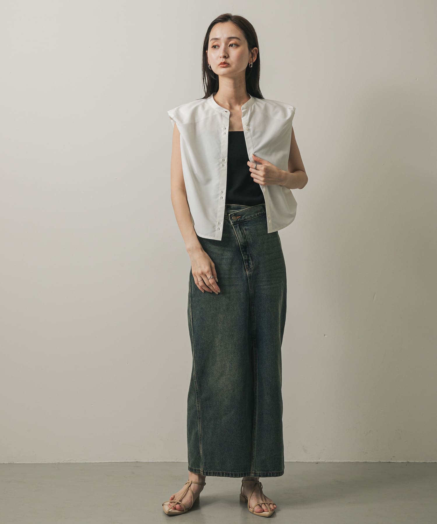 身長：169cm サイズ：one