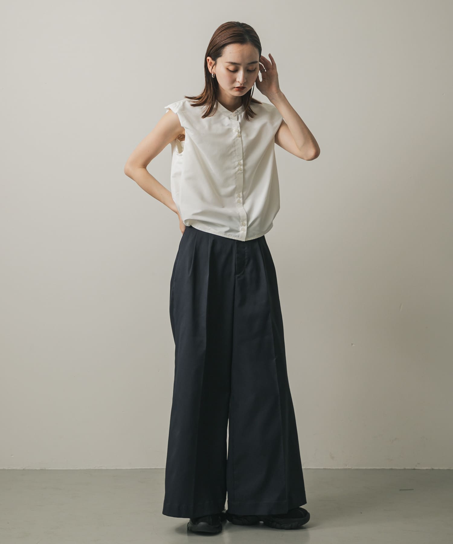 身長：169cm サイズ：one