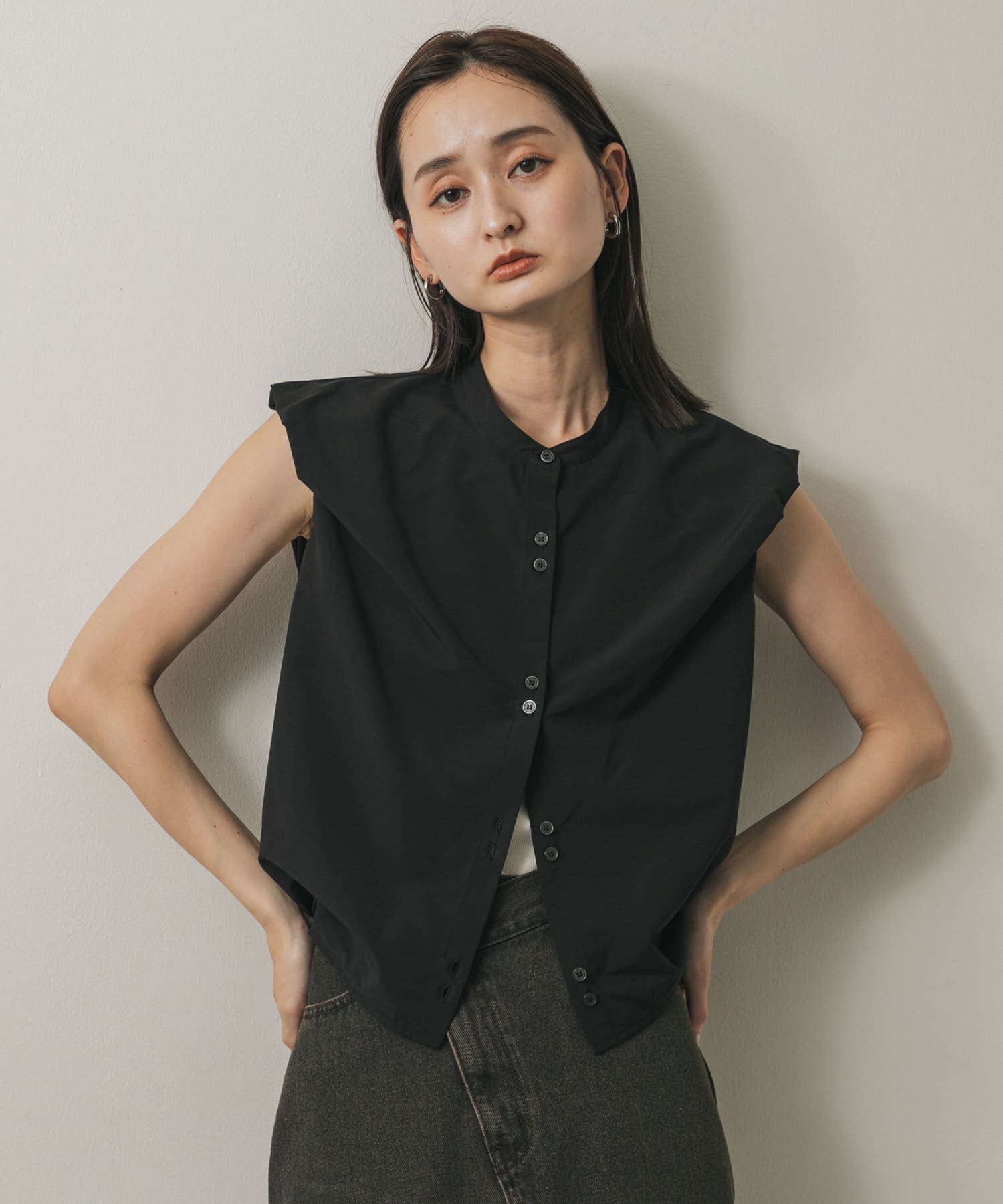 身長：169cm サイズ：one