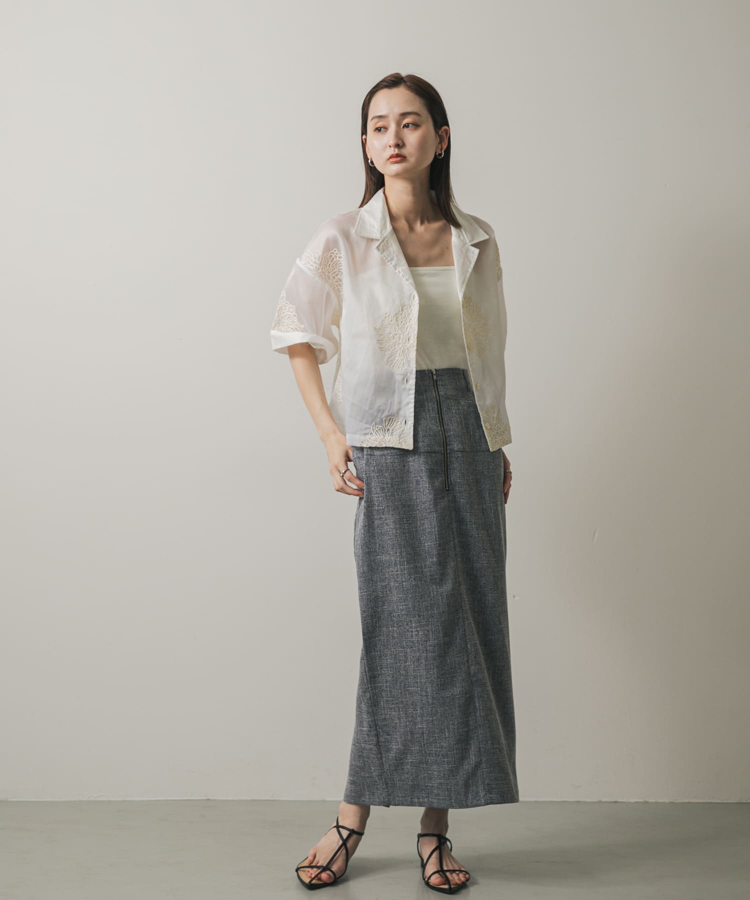 身長：169cm サイズ：one