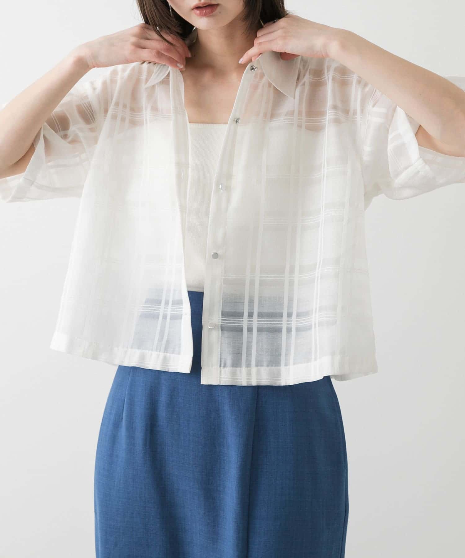 身長：169cm サイズ：one