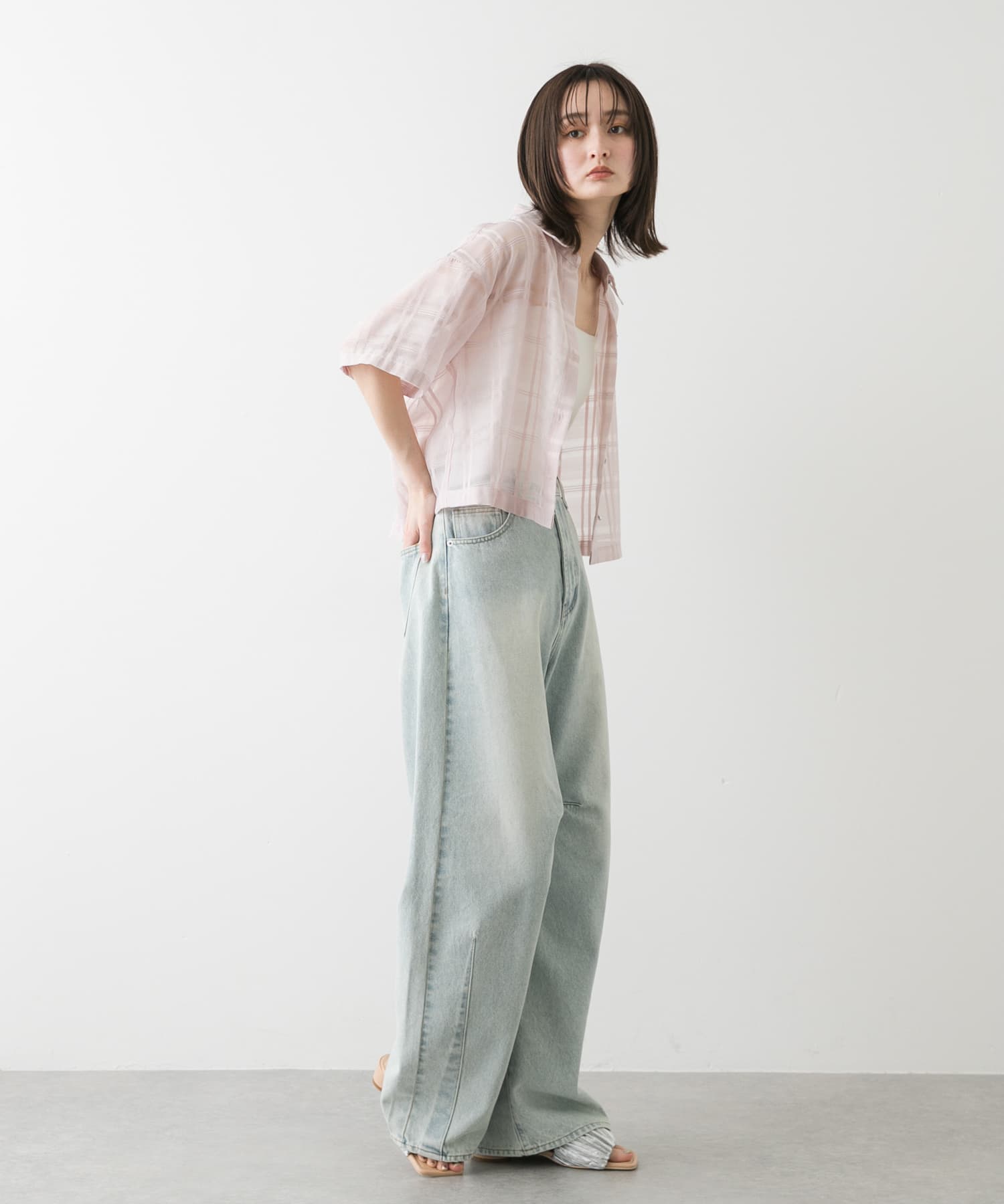 身長：169cm サイズ：one
